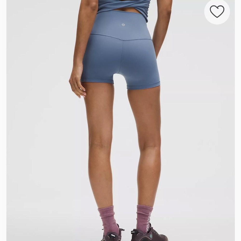 lululemon athletica Blue Bike Shorts - Picture 3 of 4